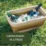 Imagem de Cooler Dobrável Compacto 15 Litros Ideal Camping E Viagens