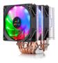 Imagem de Cooler Duplo Com Cobre LED GMRGB INTEL/AMD 4PIN PC Gamer