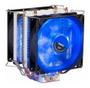 Imagem de Cooler Duplo Cpu Dual Fan Pc Intel Amd 775 1151 1155 Am4 Am3 Dex DX-9100D Azul