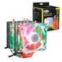 Imagem de Cooler Duplo Fan Cpu DEX DX-9206W LED  P/ Intel e Amd