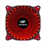 Imagem de Cooler Fan F7-L130RD Storm 12CM 30Led C3Tech, Com LED Vermelho, Conector Molex 4 Pinos, Placa-Mãe 3 Pinos, 20 mil horas