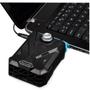 Imagem de Cooler Gamer Warrior Heat Extractor para Notebook, Até 17", Preto e Azul - AC268