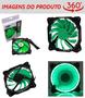 Imagem de Cooler Led Fan DEX DX-12F Verde 12cm 120mm 120x120x25mm Fan Ventoinha Gabinete Desktop PC Gamer