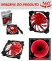 Imagem de Cooler Led FAN DEX DX12F 120mm 12cm Para Pc Desktop Gabinete 120x120x25mm