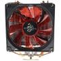 Imagem de Cooler p/ processador universal duplo cl-190 vermelho hoopson amd e intel