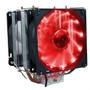 Imagem de Cooler p/ processador universal duplo cl-190 vermelho hoopson amd e intel