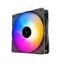 Imagem de Cooler para Gabinete DeepCool RF120 FS, LED Rainbow, 120mm, Preto