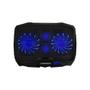 Imagem de Cooler Para Notebook Ingvar Gamer Com Led Azul E 4 Ventoinhas Warrior - Ac332