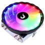 Imagem de Cooler para Processador Gamer Rise Mode X5, LED Rainbow, Intel e AMD, Preto - RM-ACX-05-RGB