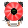 Imagem de Cooler para Processador T-Dagger Idun R, LED Vermelho, Intel/AMD, 90mm, Preto - T-GC9109 R