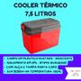 Imagem de Cooler Termico 12 Latas Praia Piscina Pescaria 7,5 Litros