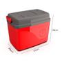 Imagem de Cooler Térmico Unitermi Caixa Floripa Com Alça de 15 Litros com Capacidade para  22 Latas - Vermelha