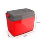 Imagem de Cooler Térmico Unitermi Caixa Floripa Com Alça de 7,5 Litros com Capacidade para 12 Latas - Vermelha