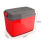 Imagem de Cooler Térmico Vermelho 30L - Conserva 24h - 45 Latas