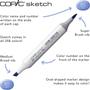 Imagem de Copic Sketch Secondary Tones- Kit com 6 Tons Secundários