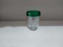 Imagem de Copo 400ml transparente com borda verde  policarbonato