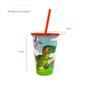 Imagem de Copo 550ml com Canudo - Temas Oceano Dino Astronauta