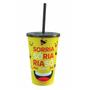 Imagem de Copo 550ml Com Tampa E Canudo - Usual Utilidades