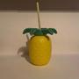 Imagem de Copo abacaxi c/canudo 700ml
