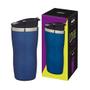 Imagem de Copo Aço Inox Térmico Emborrachado 450 Ml Azul Mor