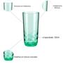 Imagem de Copo Alto de Poliestireno 350ml Waze Coza - Brinox