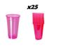 Imagem de Copo Biodegradável Crystal Drink 300ml Rosa Neon - 25 Unid