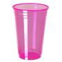 Imagem de Copo Biodegradável Crystal Drink 300ml Rosa Neon - 25 Unid