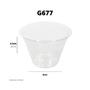 Imagem de Copo Bolha  com Tampa G677 250ml Conjunto com 50 Unidades