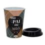 Imagem de Copo Café 320 ml Temas Divertidos Com Tampa Plástico Plasútil