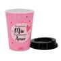Imagem de Copo Café 320ml Com Tampa Estilo Bucks Plástico Plasútil