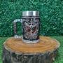 Imagem de Copo Caneca 3D Resina Faca Na Caveira Dark Medieval