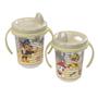 Imagem de Copo Caneca Com Alça E Tampa Rosa Azul Infan 330 Ml Plasútil Variação
