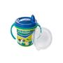 Imagem de Copo Caneca Com Alça E Tampa Rosa Azul Infan 330 Ml Plasútil Variação