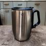 Imagem de Copo Caneca Térmica Aço Inox 350 Ml Para Café Chá Chocolate Com Tampa