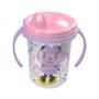 Imagem de Copo Caneca Trio Infantil Com Tampa E Alça 330ml Plasutil