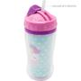 Imagem de Copo Canudo Infantil Parede Dupla Animal Fun 320 Ml Buba