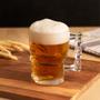 Imagem de Copo Caveira Beer De Chopp Cerveja Bar Transparente 510 ML Com Alça De Vidro 7458 - Mimo Style