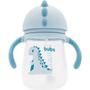 Imagem de Copo com Alça Dino Azul 240ml Buba 12580