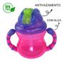 Imagem de Copo Com Alça E Canudo Silicone Infantil Antivazamento Nuby