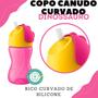 Imagem de Copo Com Canudo + 12 Meses Dinossauro Rosa 300ml Philips