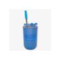 Imagem de Copo com Canudo 300ML Zona Criativa Stich Azul
