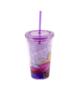 Imagem de Copo Com Canudo Anna e Elsa 450ml Frozen Disney