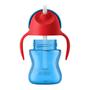 Imagem de Copo Com Canudo Avent 200ml Dinossauro Azul E Vermelho