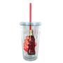 Imagem de Copo com Canudo Coca-Cola Parede Dupla 473ml