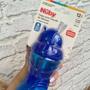 Imagem de Copo com Canudo de Silicone e Tampa Retrátil Azul 300ml - Nûby
