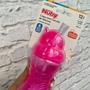 Imagem de Copo com Canudo de Silicone e Tampa Retrátil Rosa 300ml - Nûby