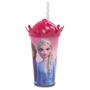 Imagem de Copo Com Canudo E Coroa Frozen Ana E Elsa Premium 500Ml