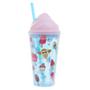Imagem de Copo com canudo Ice Cream Tampa Sorvete 500ml
