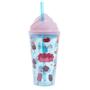 Imagem de Copo com canudo Ice Cream Tampa Sorvete 500ml