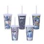 Imagem de Copo Com Canudo Lillo Stitch 500 ml Reutilizável Plasutil